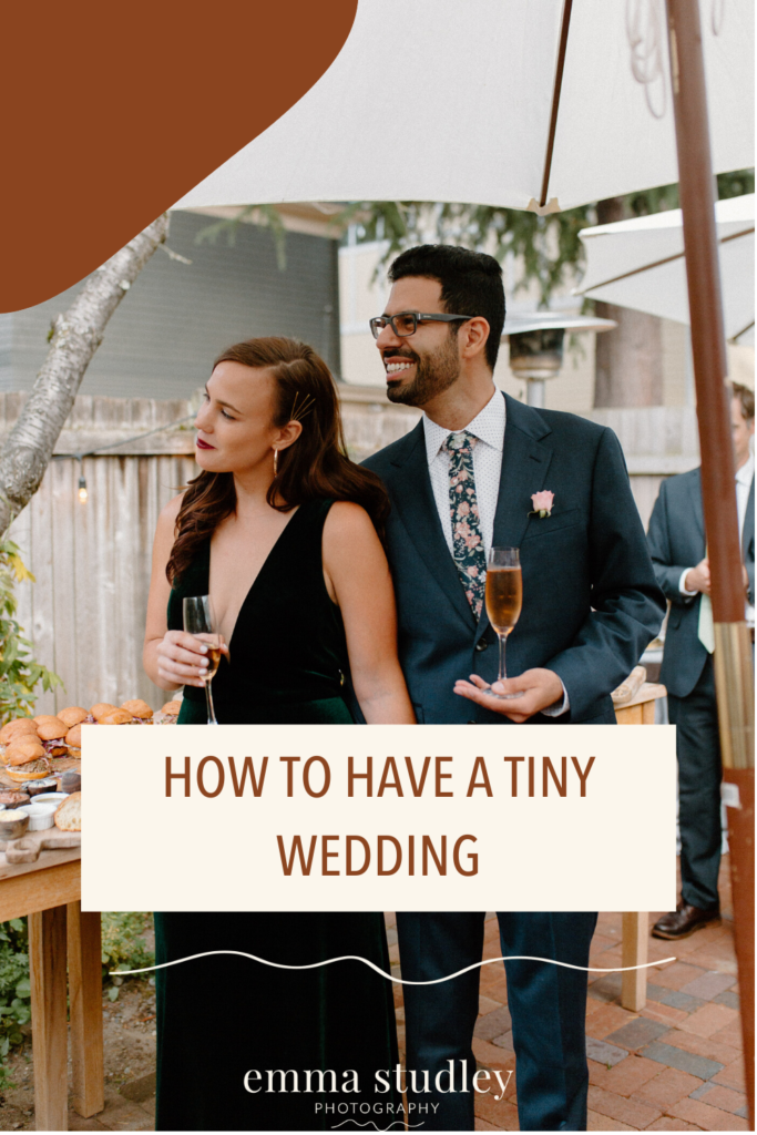 how to have a tiny wedding