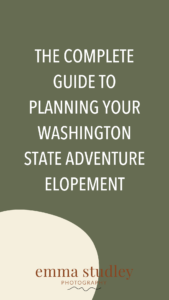Guide to planning a Washington state elopement