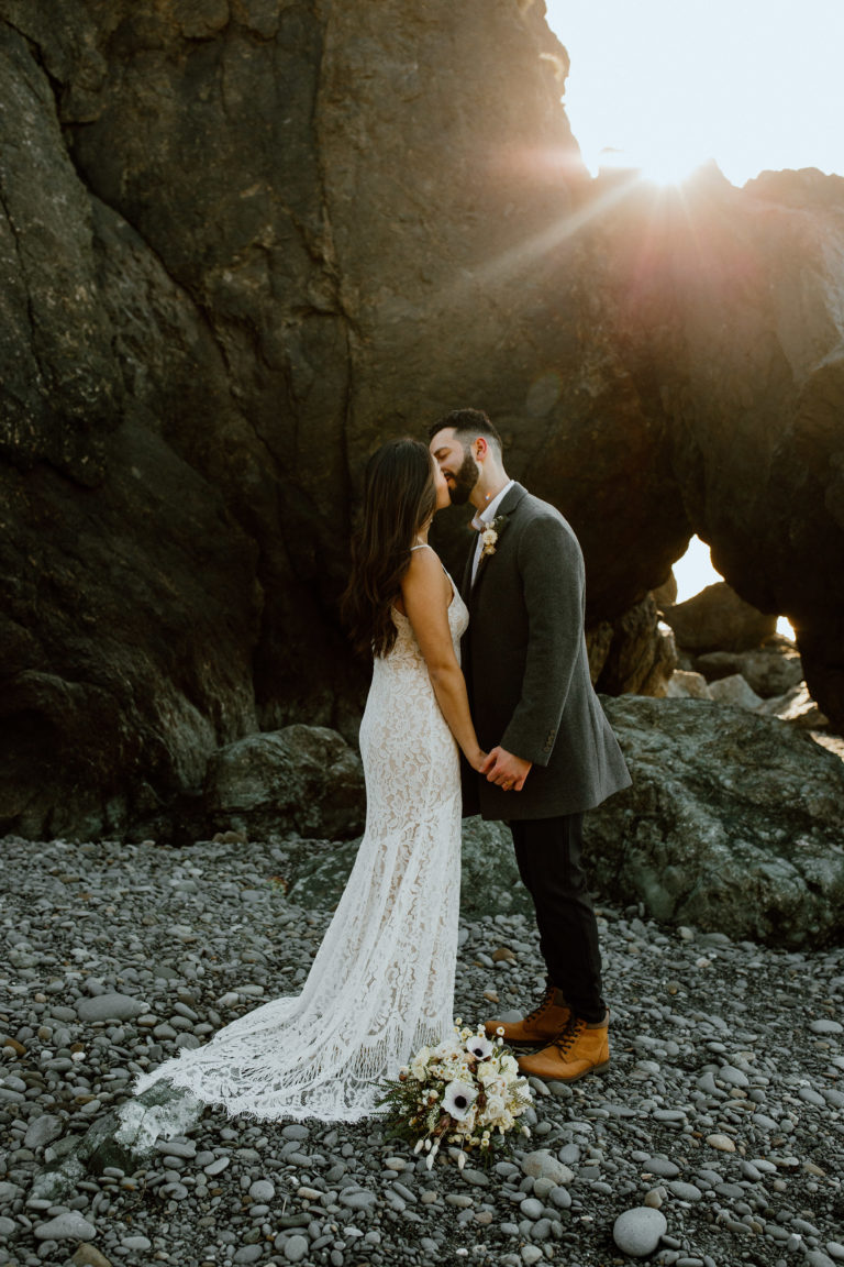 Inside Olympic National Park - A Ruby Beach Adventure Elopement