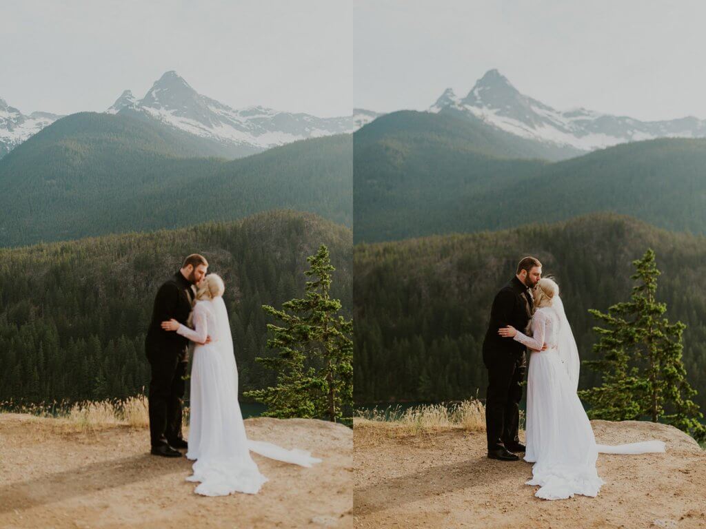 Elopement photography in the North Cascades